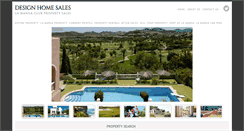 Desktop Screenshot of designhomesales.com